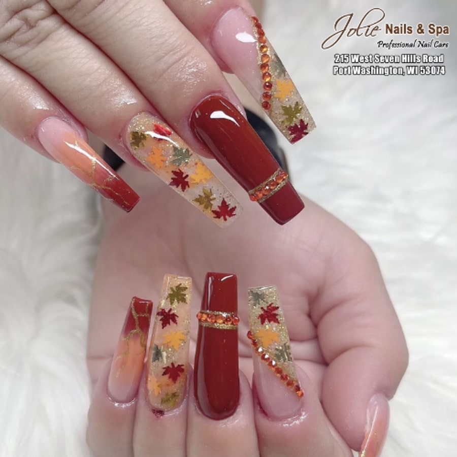 Fall Nails at Jolie Nails & Spa